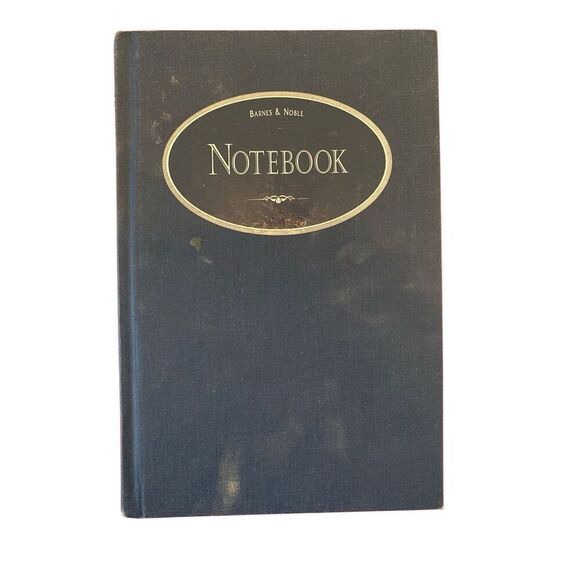 Y2K Barnes And Noble Hardcover Notebook Diary Planner Book Vintage - Picture 1 of 10